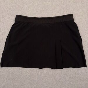 Nike Dri-Fit Ace‎ Skort Women's XL Black Golf Tennis Lined Stretch DH2328